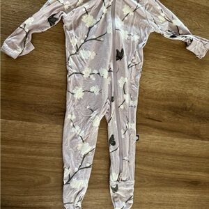 Kyte BABY 0-3month Cherry Blossom Footie